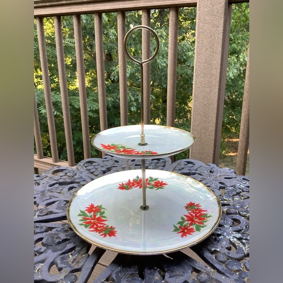 Christmas Two Tier Holiday Server - Picture 2 of 5